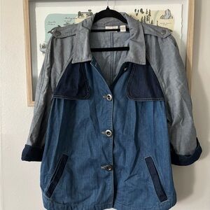 Chico’s Stylish Blue Denim Women's Jacket